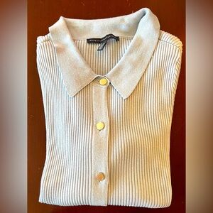 White House Black Market Ribbed Cardigan- XL